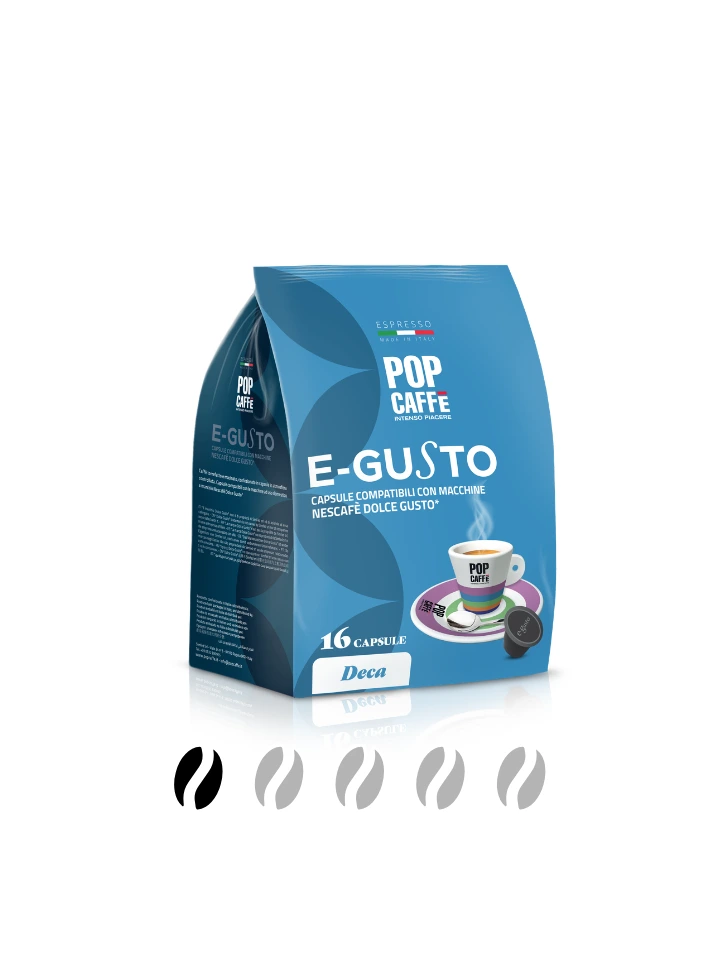 Pop Caffè E-Gusto Miscela Deca